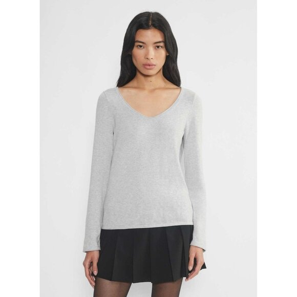 Sunday Best Organic Cotton Cashmere Blend Layered Sweater Shirt Size M - Picture 1 of 12